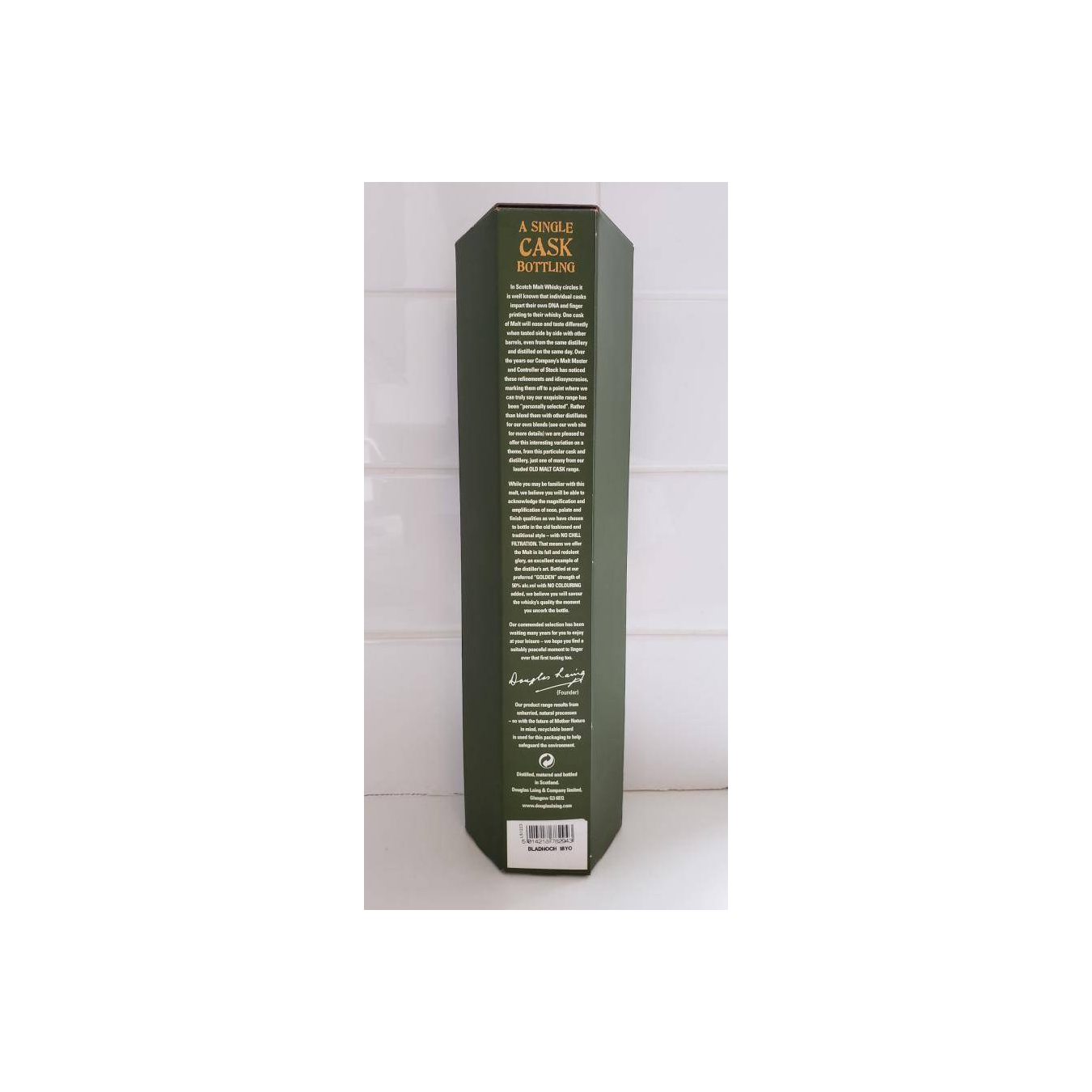 Bladnoch Old Malt Cask 1992 18 Years Single Malt Whisky 3