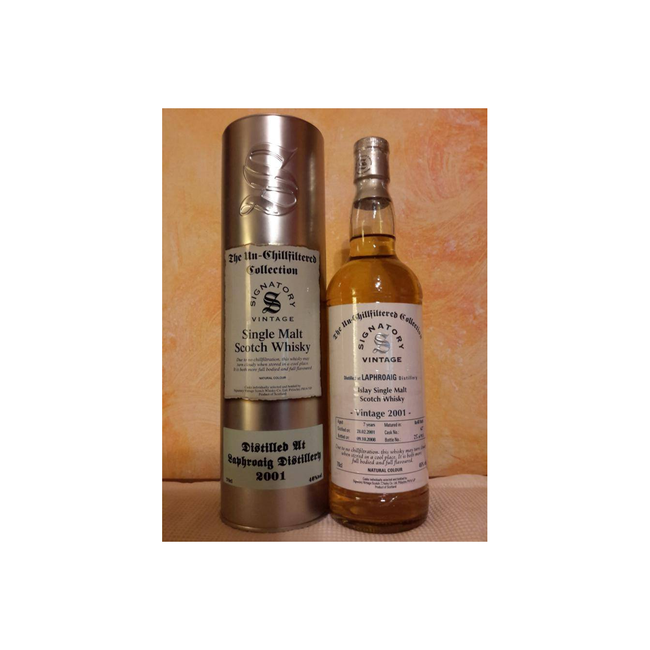 Laphroaig The Un-Chillfiltered Collection 2001 7 Years Single Malt Whisky 2