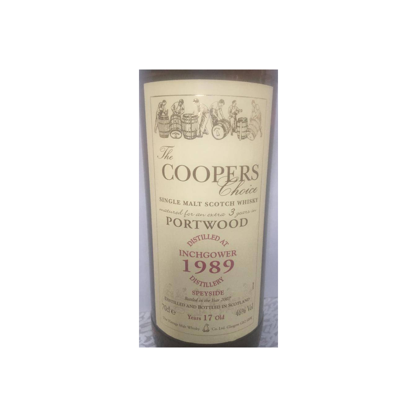 Inchgower The Cooper's Choice 1989 17 Years Single Malt Whisky