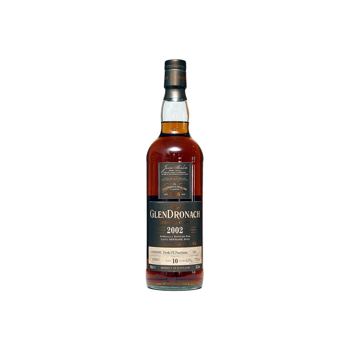 GlenDronach Single Cask 2002 10 Years Single Malt Whisky