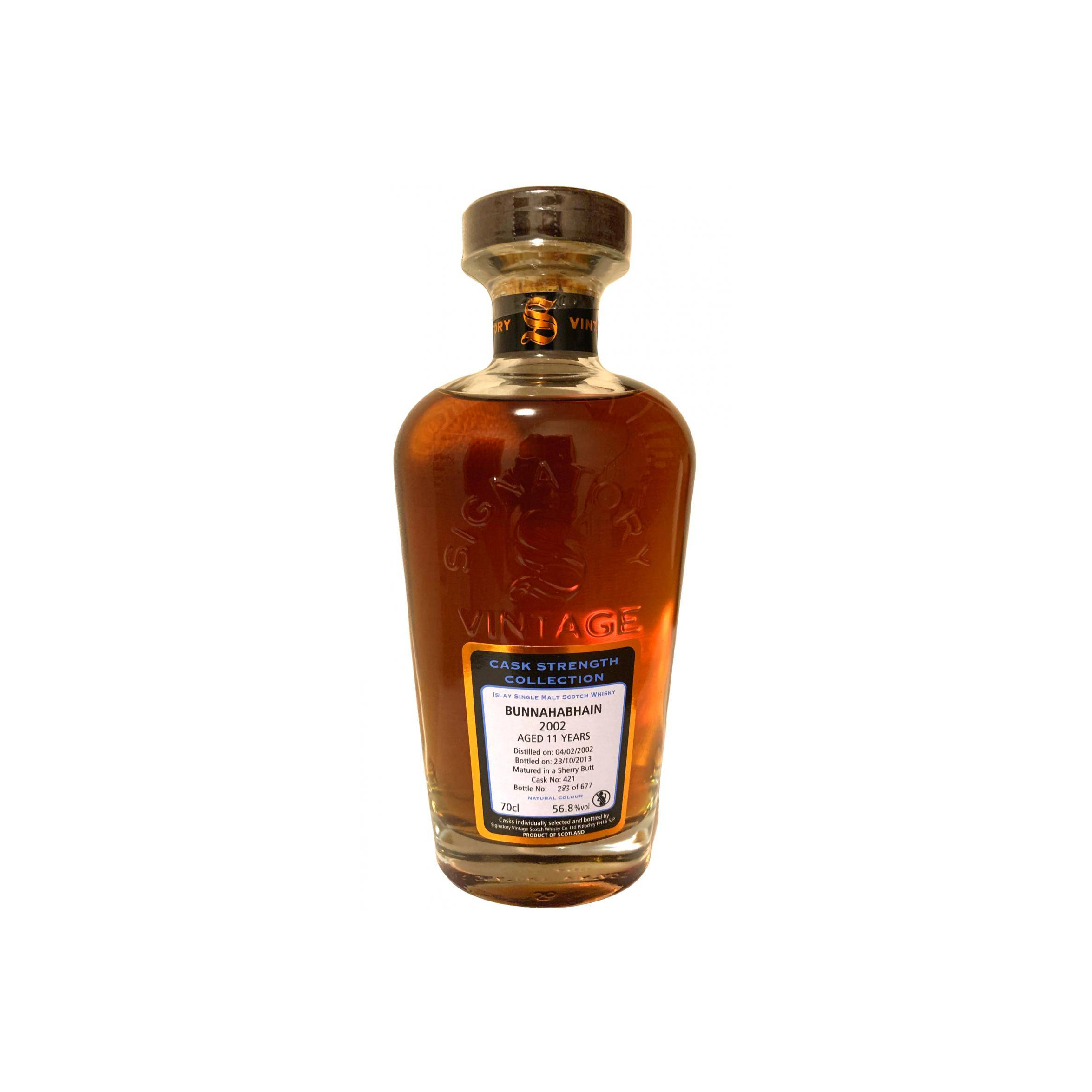 Bunnahabhain Cask Strength Collection 2002 11 Years Single Malt Whisky