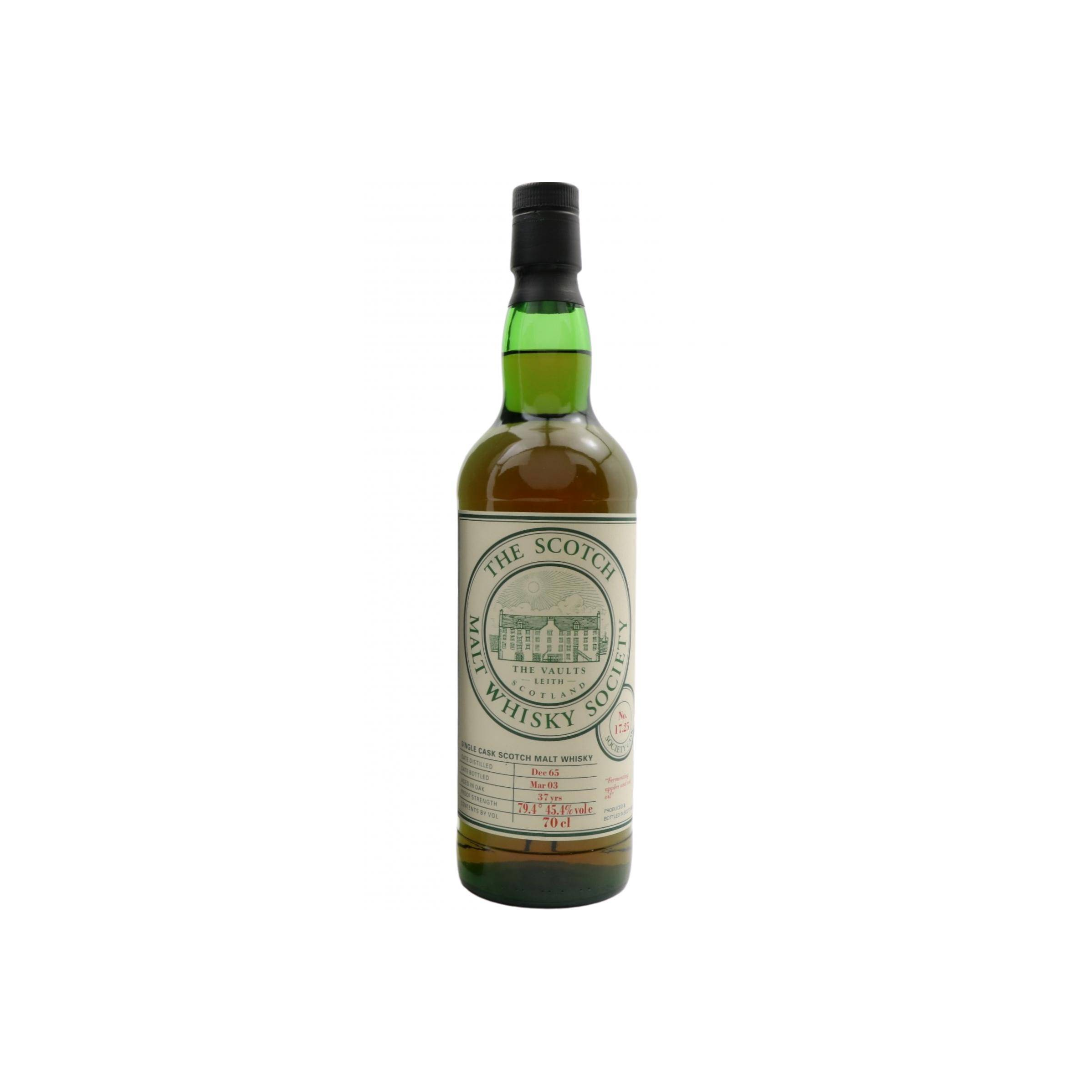 The Scotch Malt Whisky Society 1965 37 Years Single Malt Whisky