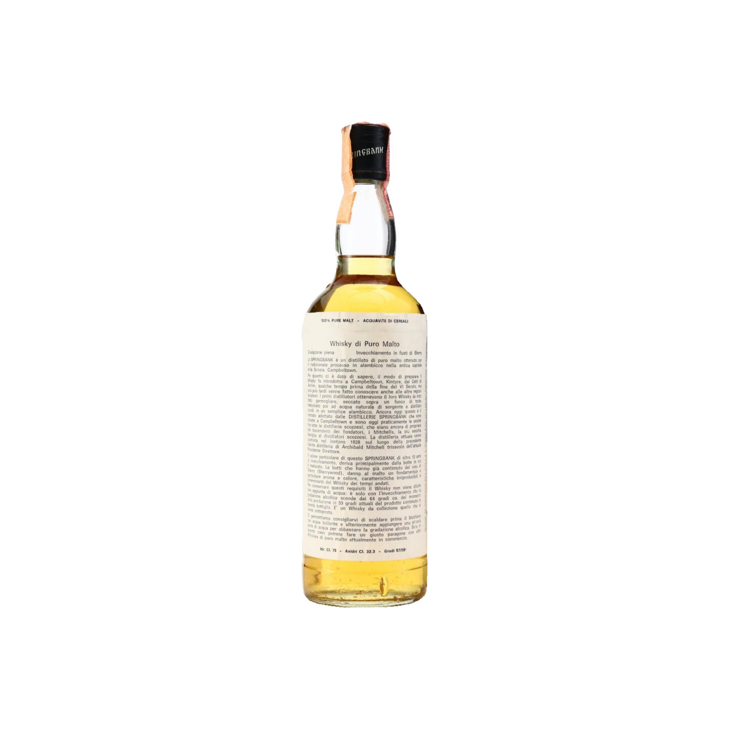 Springbank 1974 10 Years Single Malt Whisky 2