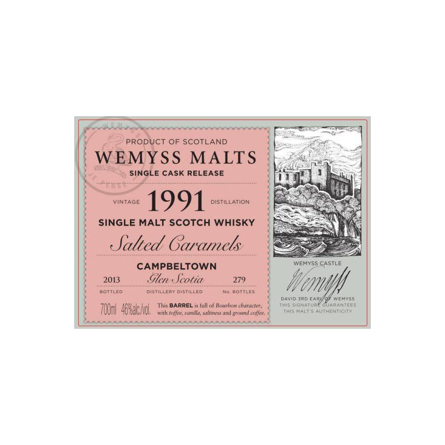 Glen Scotia 1991 22 Years Single Malt Whisky