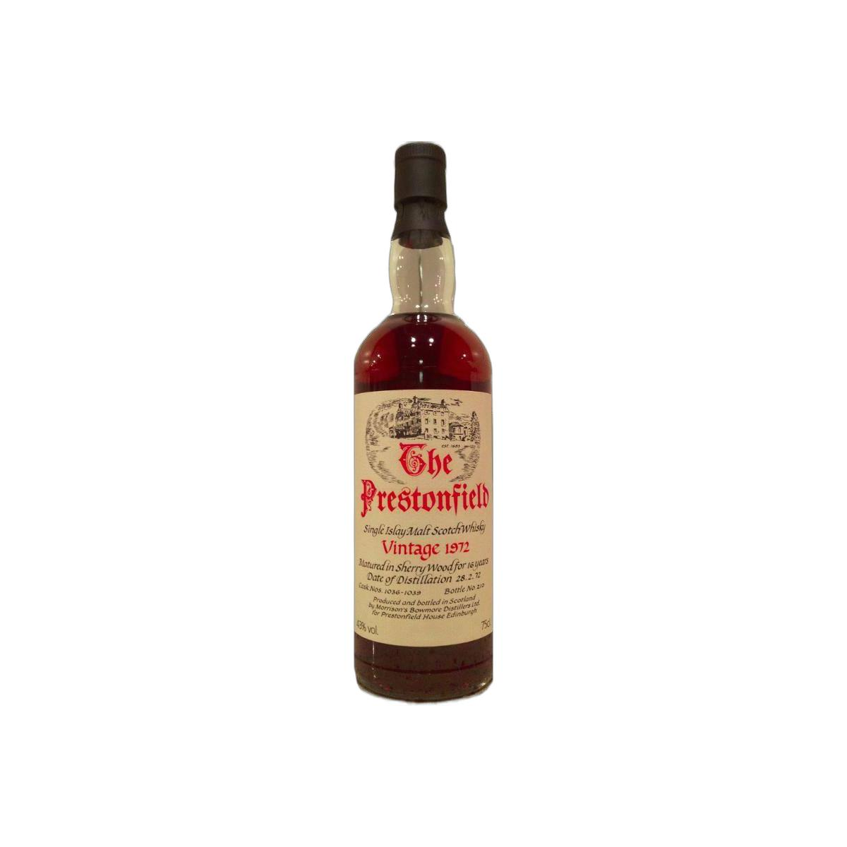 Bowmore 1972 16 Years Single Malt Whisky