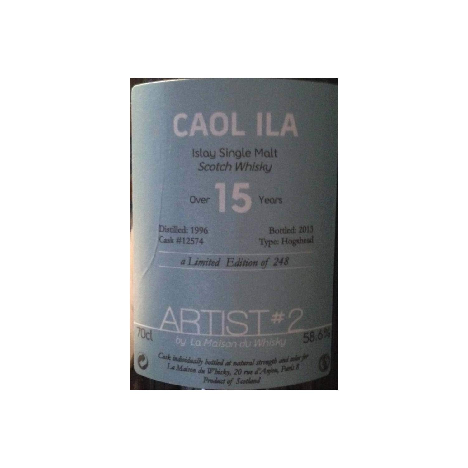 Caol Ila 1996 15 Years Single Malt Whisky 2
