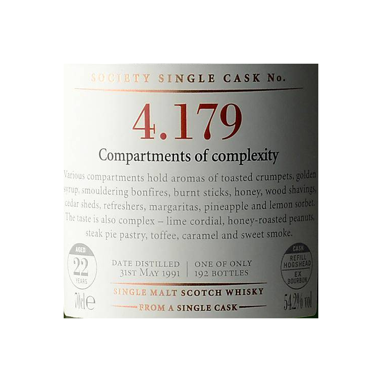 The Scotch Malt Whisky Society 1991 22 Years Single Malt Whisky 2
