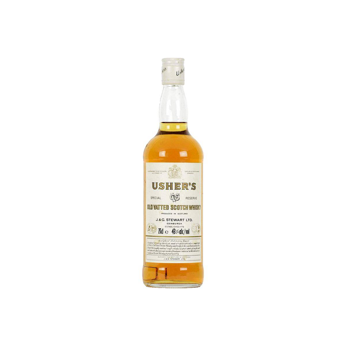Usher's Old Vatted Glenlivet Whisky