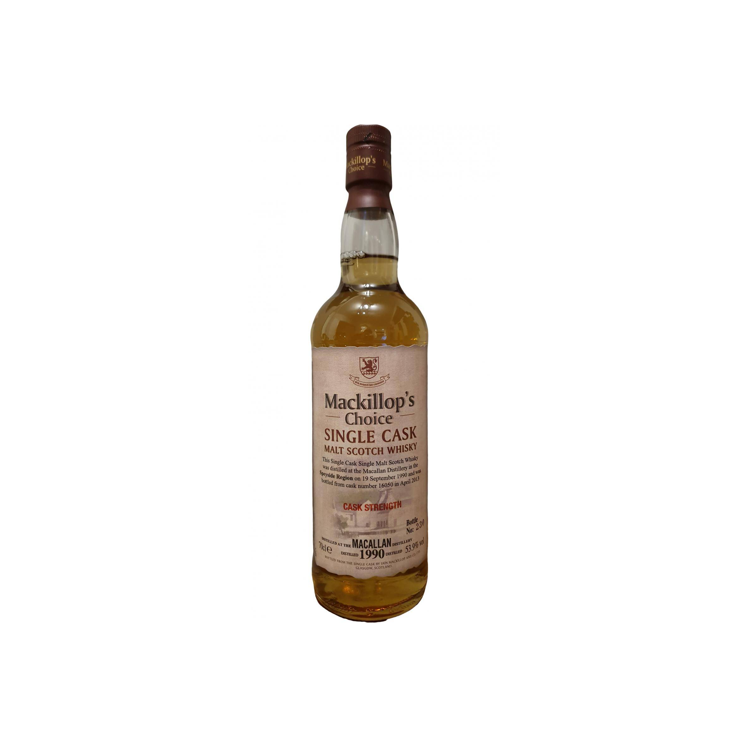 The Macallan Single Cask 1990 22 Years Single Malt Whisky