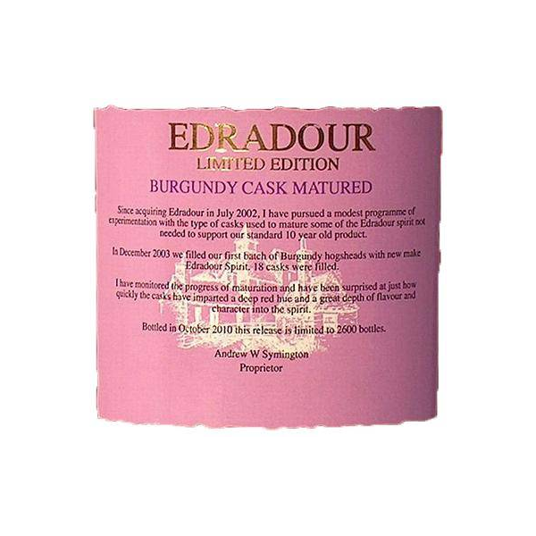 Edradour 2003 6 Years Single Malt Whisky 3