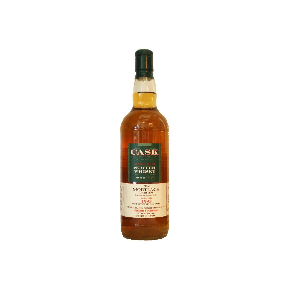Mortlach Cask Strength Collection 1993 15 Years Single Malt Whisky