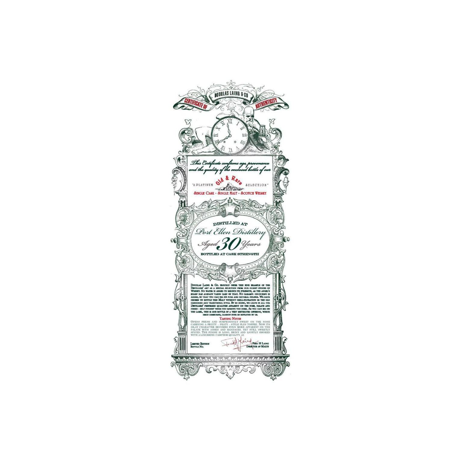 Port Ellen 1982 30 Years Single Malt Whisky 3