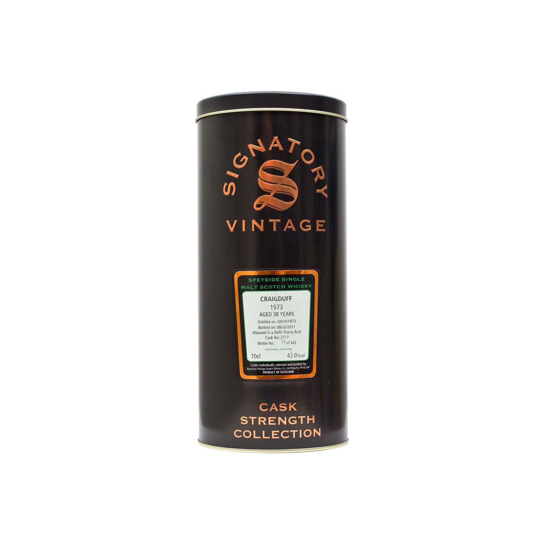 Glen Keith Cask Strength Collection 1973 38 Years Single Malt Whisky 2