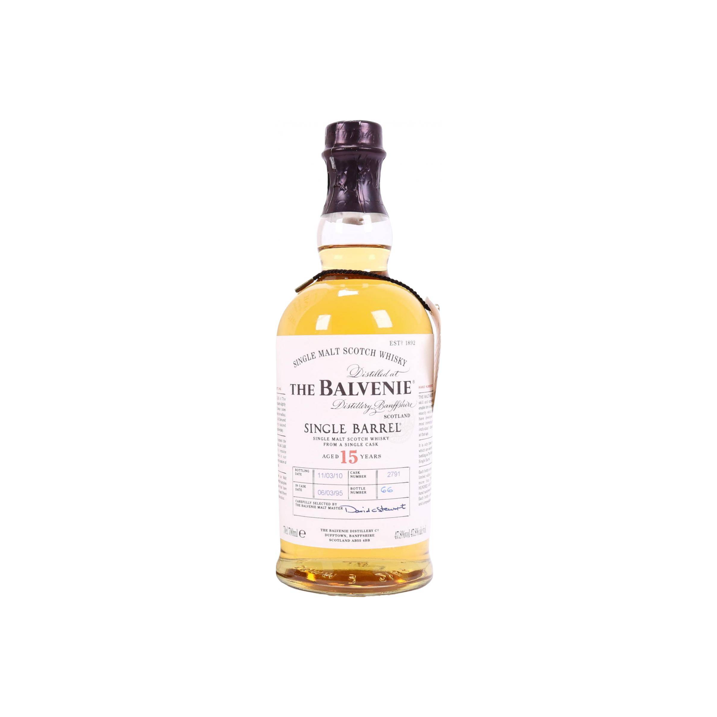 The Balvenie Single Cask 1995 15 Years Single Malt Whisky