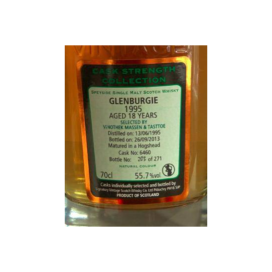 Glenburgie Cask Strength Collection 1995 18 Years Single Malt Whisky 2