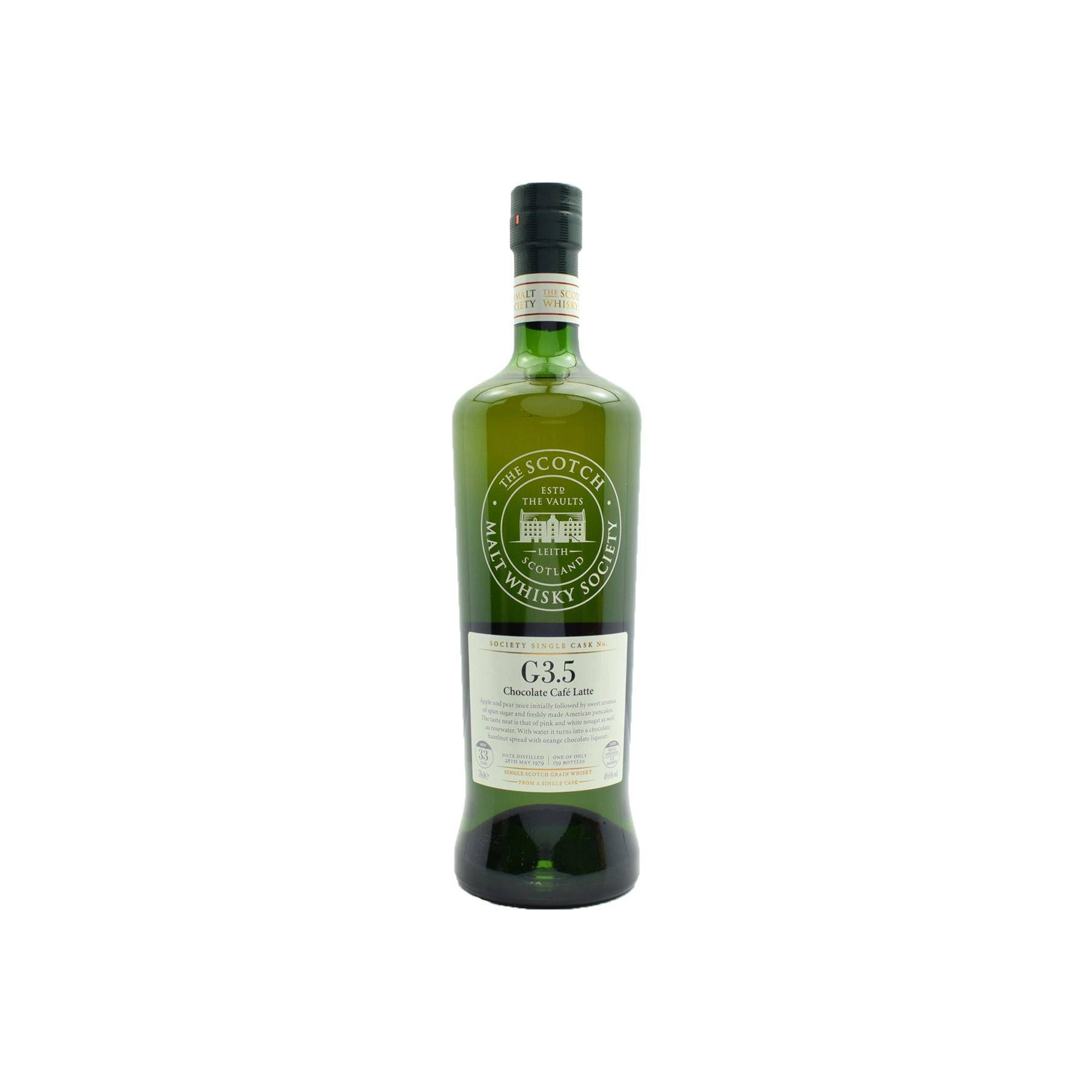 The Scotch Malt Whisky Society 1979 33 Years Single Grain Whisky