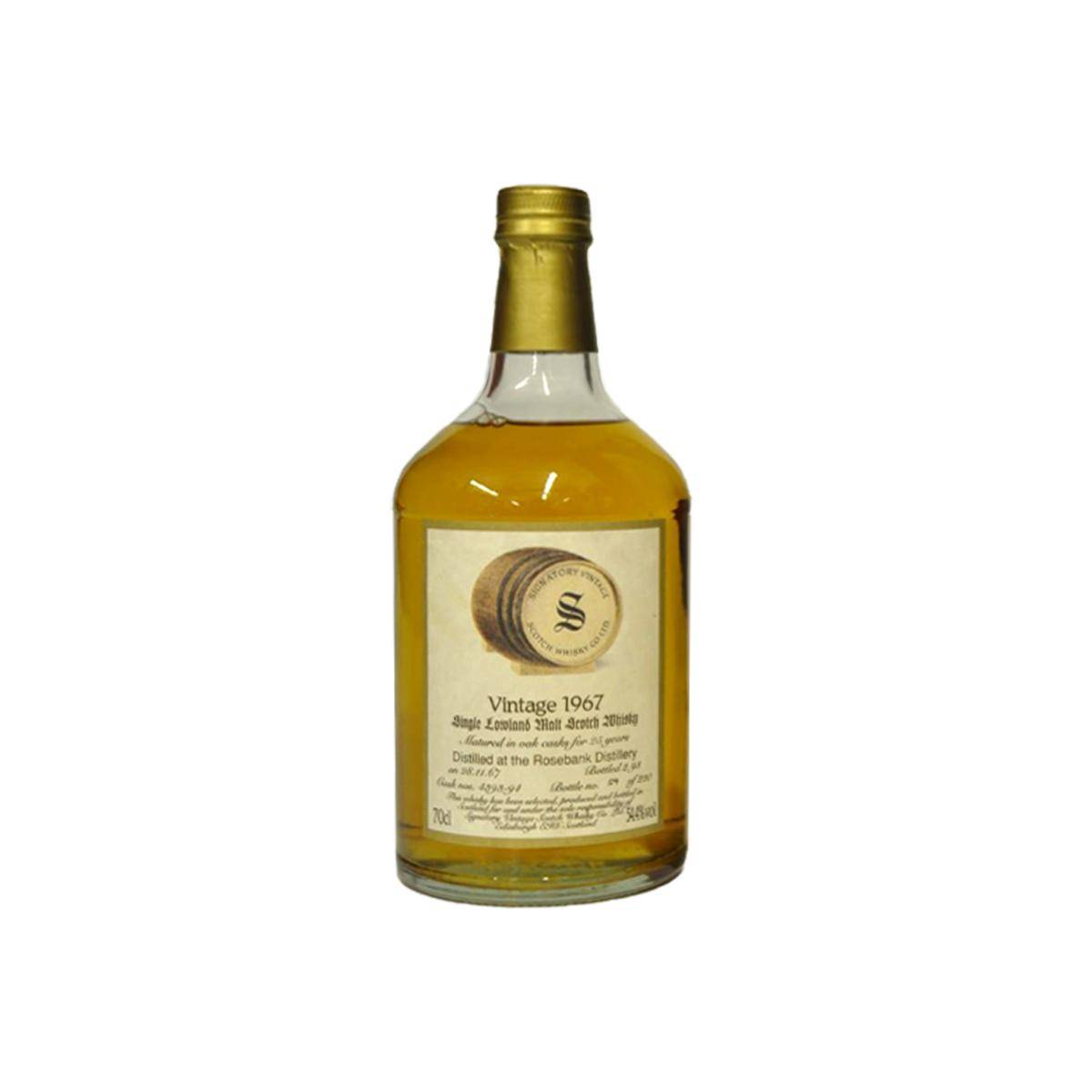 Rosebank Vintage Collection - Dumpy 1967 25 Years Single Malt Whisky
