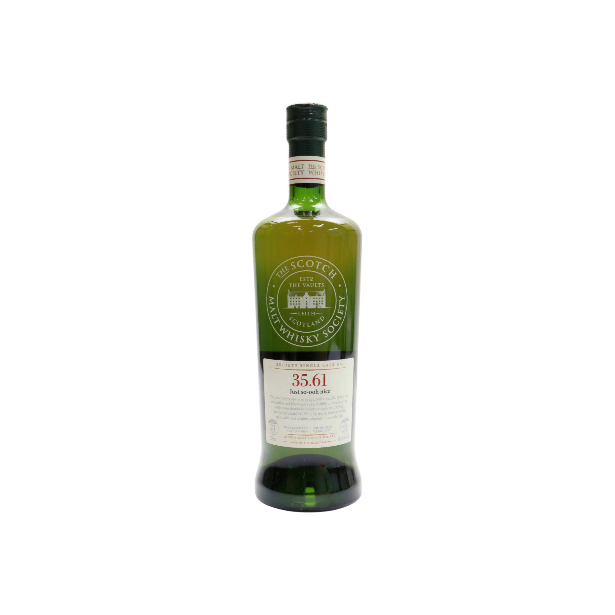 The Scotch Malt Whisky Society 1990 21 Years Single Malt Whisky