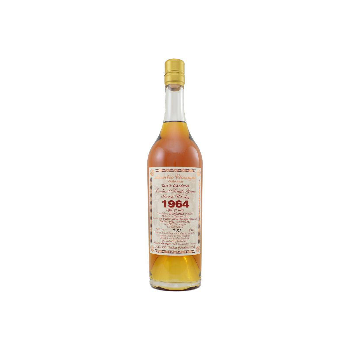 Dumbarton 1964 50 Years Single Grain Whisky