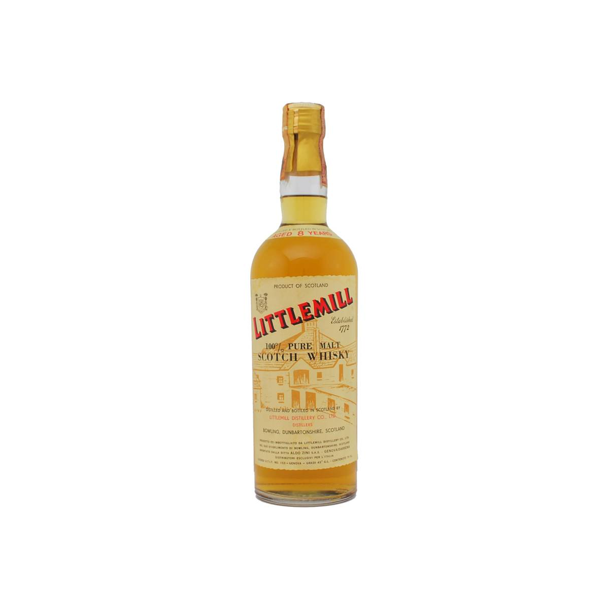 Littlemill 8 Years Single Malt Whisky