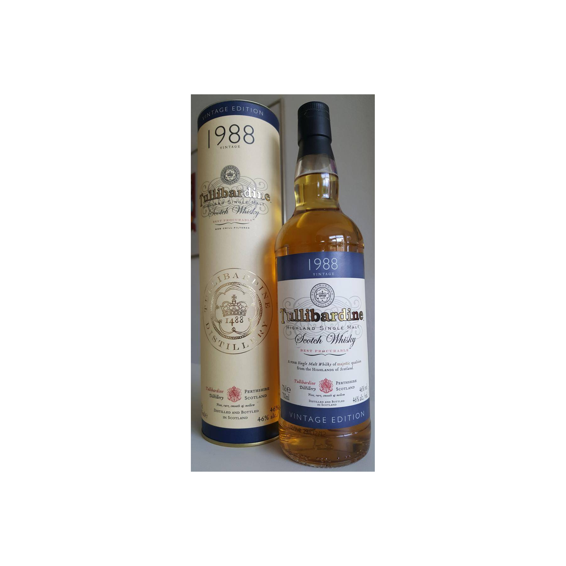 Tullibardine 1988 23 Years Single Malt Whisky 2