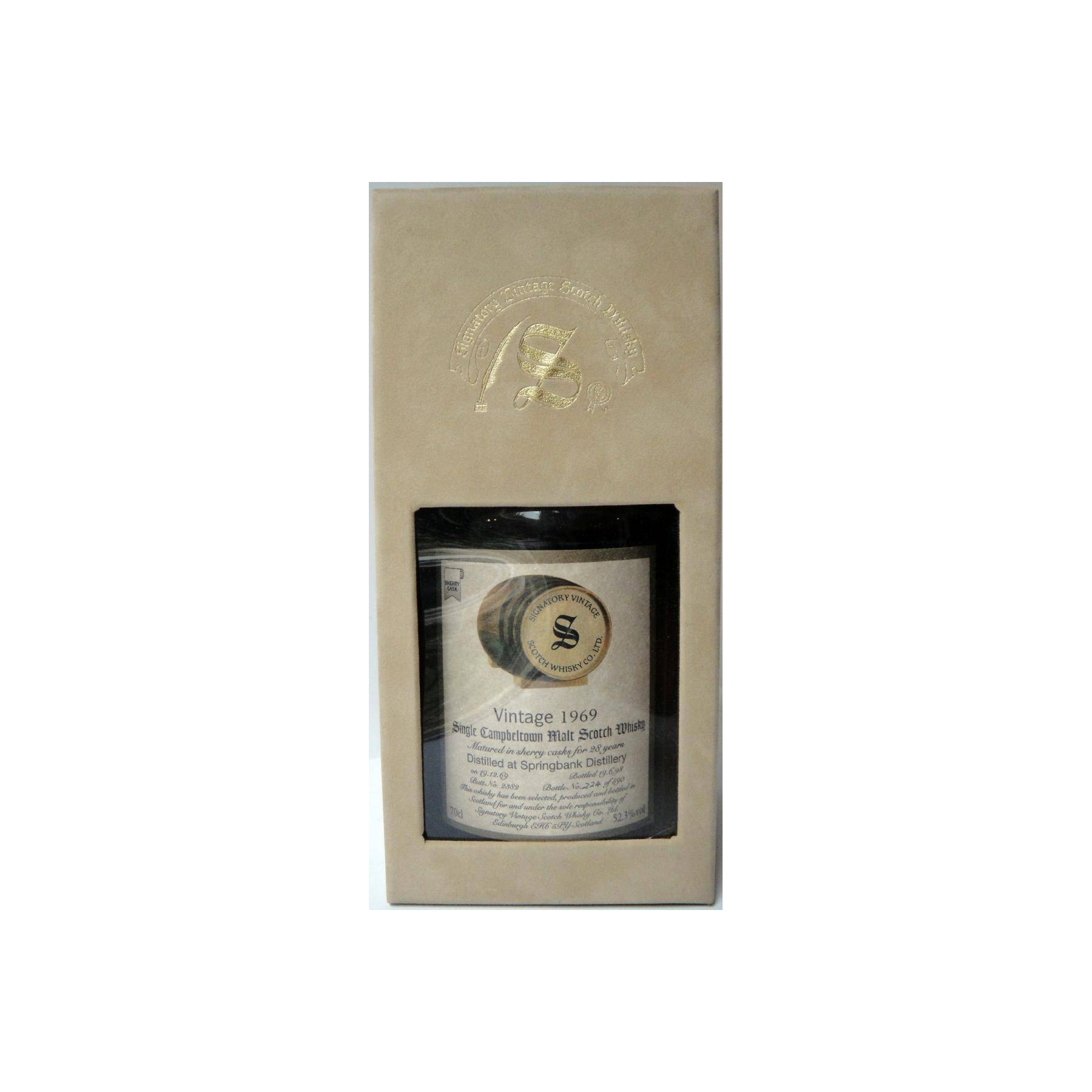 Springbank Vintage Collection - Dumpy 1969 28 Years Single Malt Whisky 3