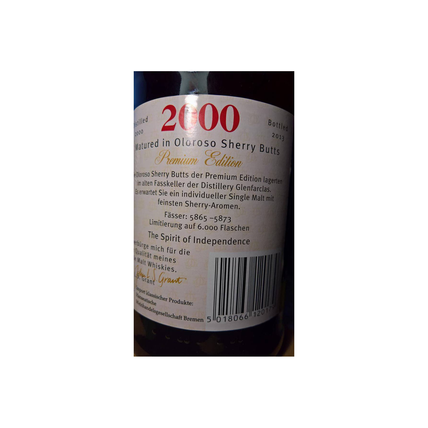 Glenfarclas 2000 12 Years Single Malt Whisky 2