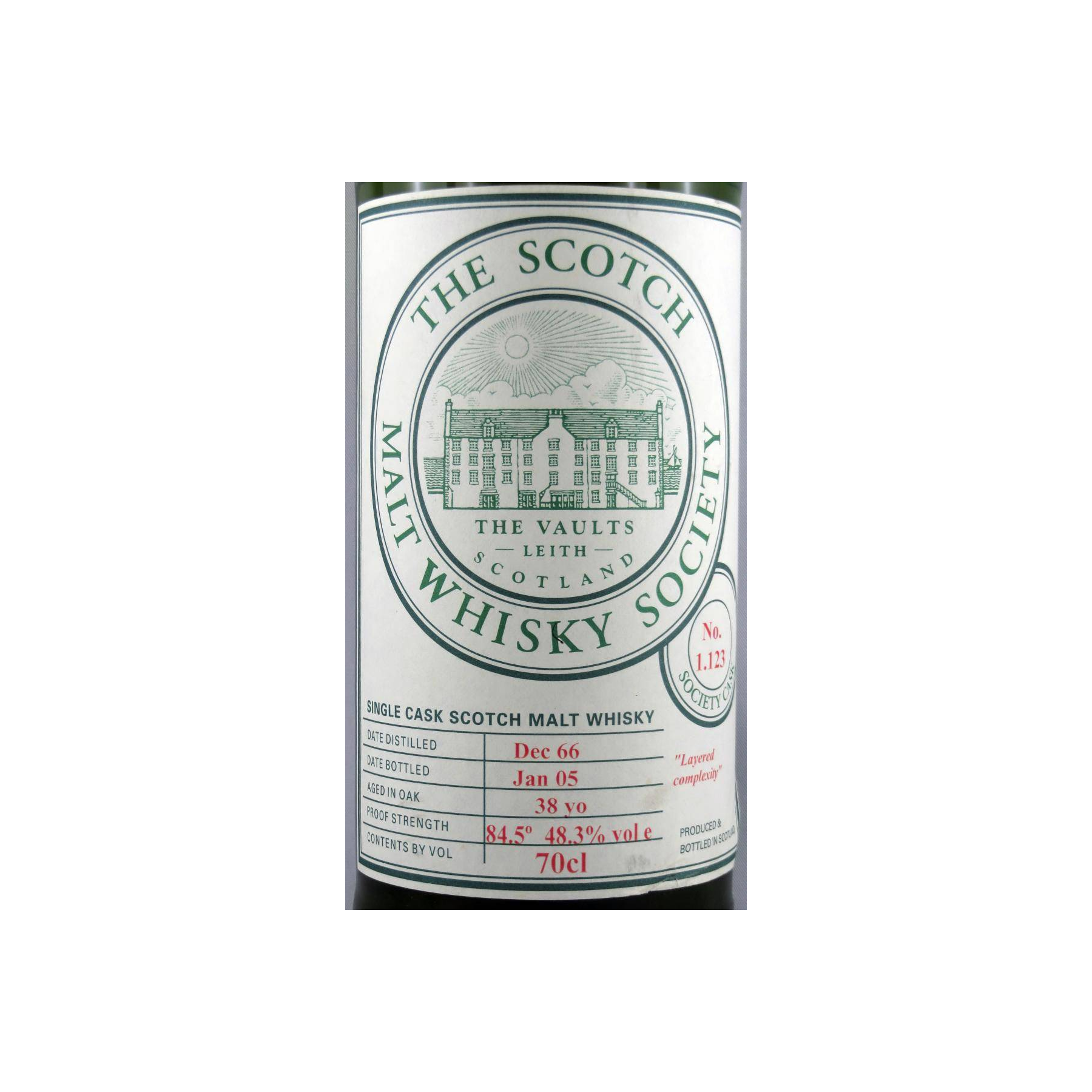 The Scotch Malt Whisky Society 1966 38 Years Single Malt Whisky 2