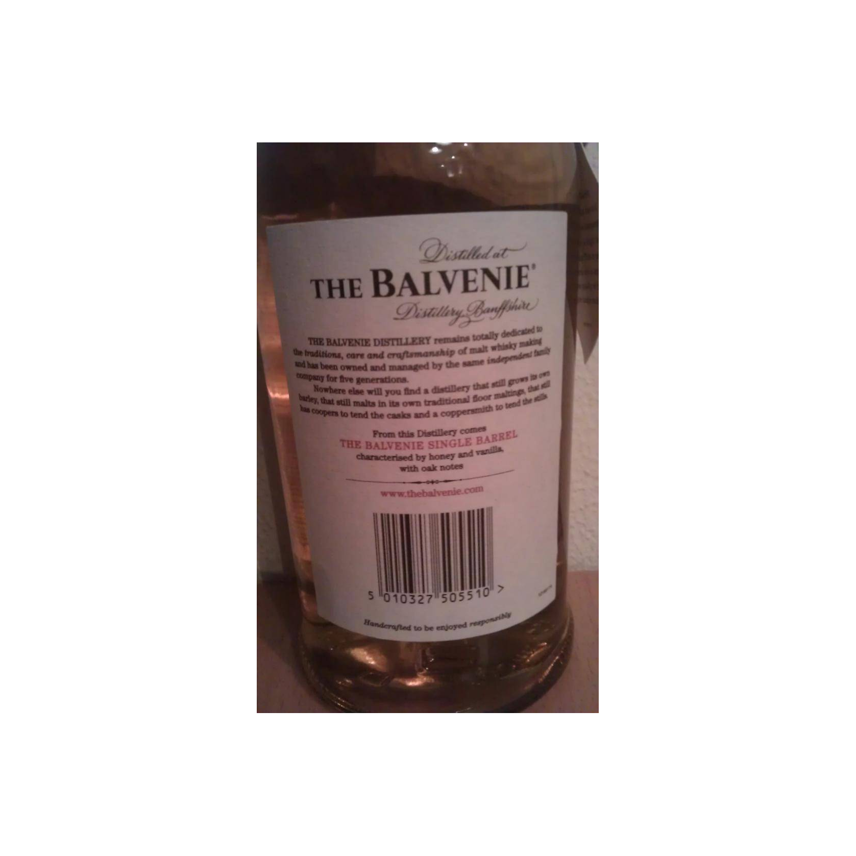 The Balvenie Single Cask 1996 15 Years Single Malt Whisky 3