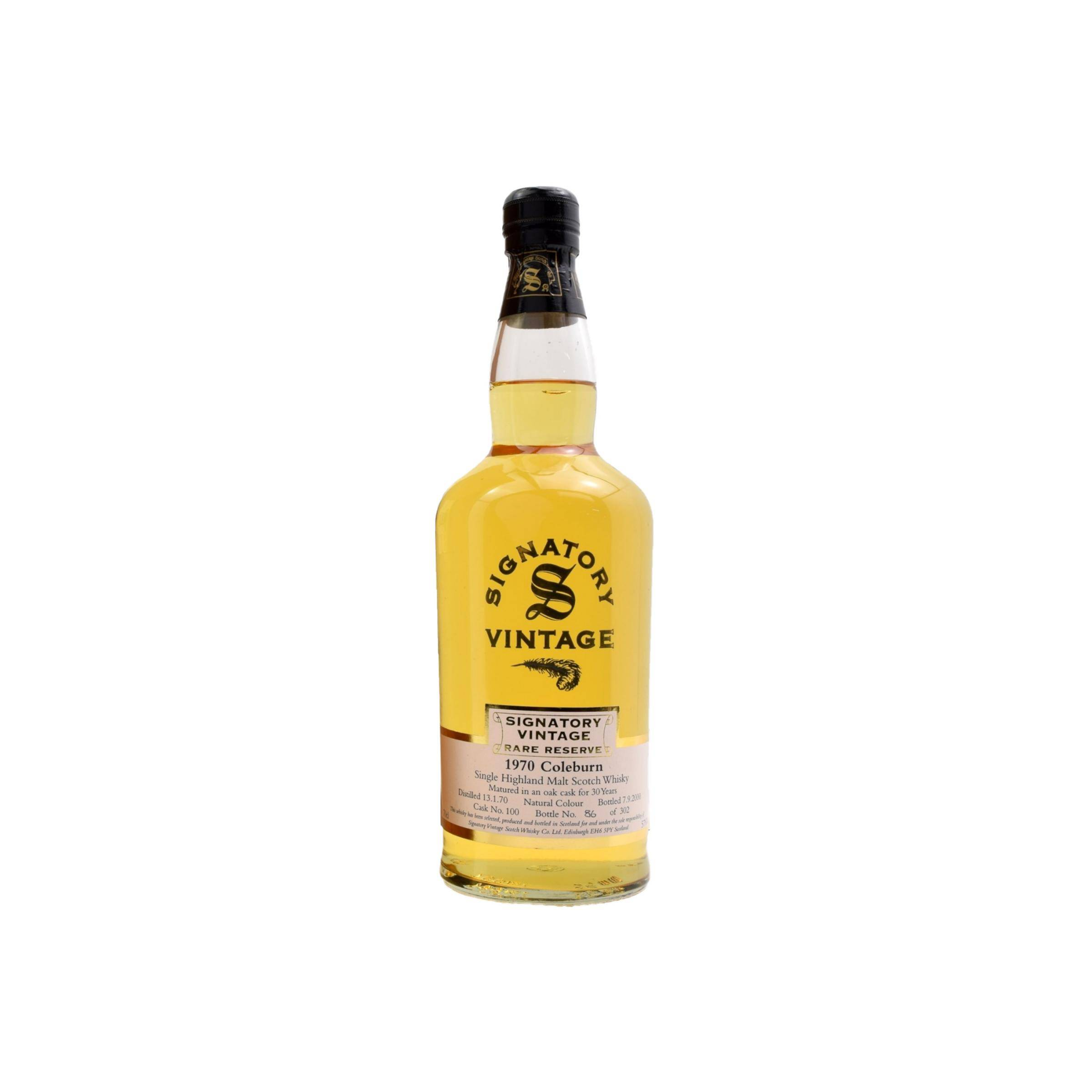 Coleburn 1970 30 Years Single Malt Whisky