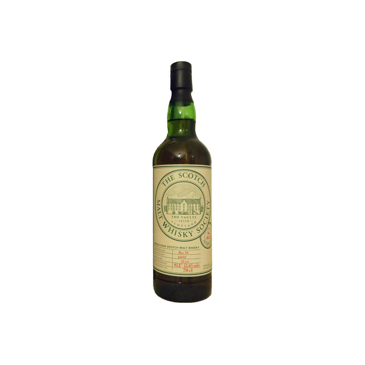 The Scotch Malt Whisky Society 1970 32 Years Single Malt Whisky