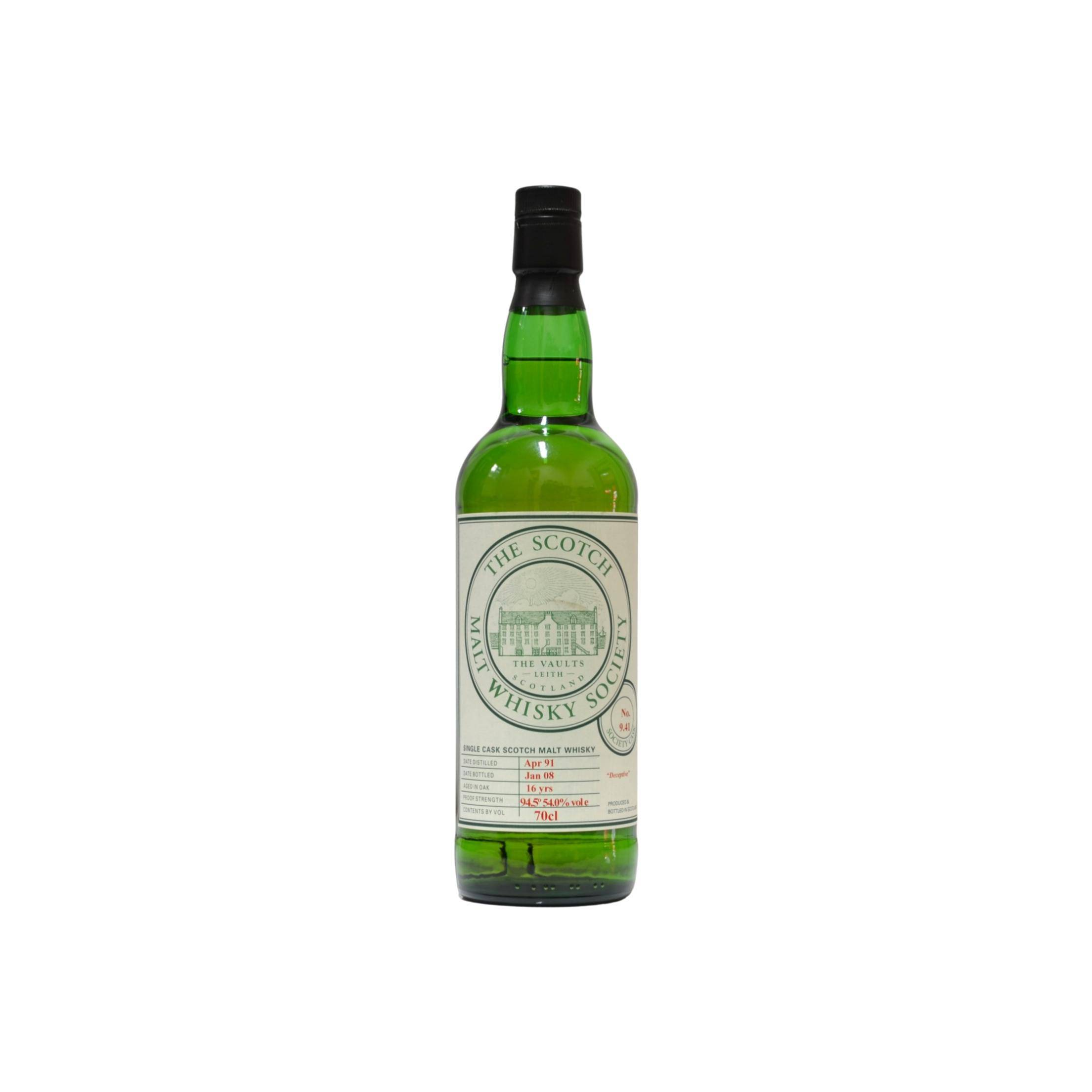 The Scotch Malt Whisky Society 1991 16 Years Single Malt Whisky