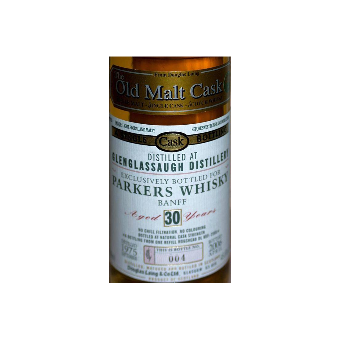 Glenglassaugh Old Malt Cask 1975 30 Years Single Malt Whisky 3