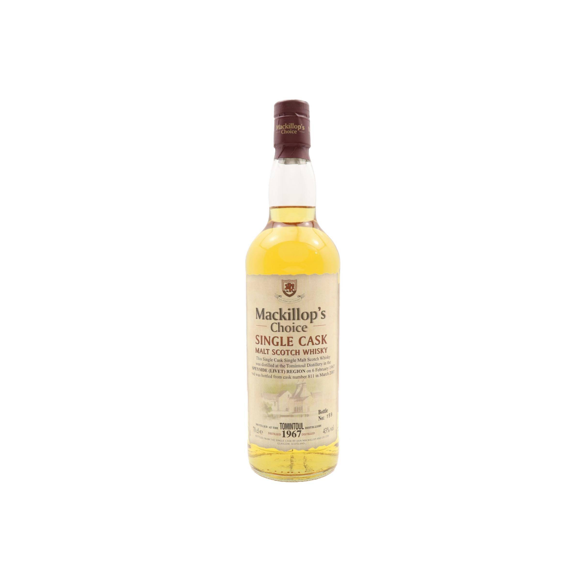 Tomintoul Single Cask 1967 40 Years Single Malt Whisky