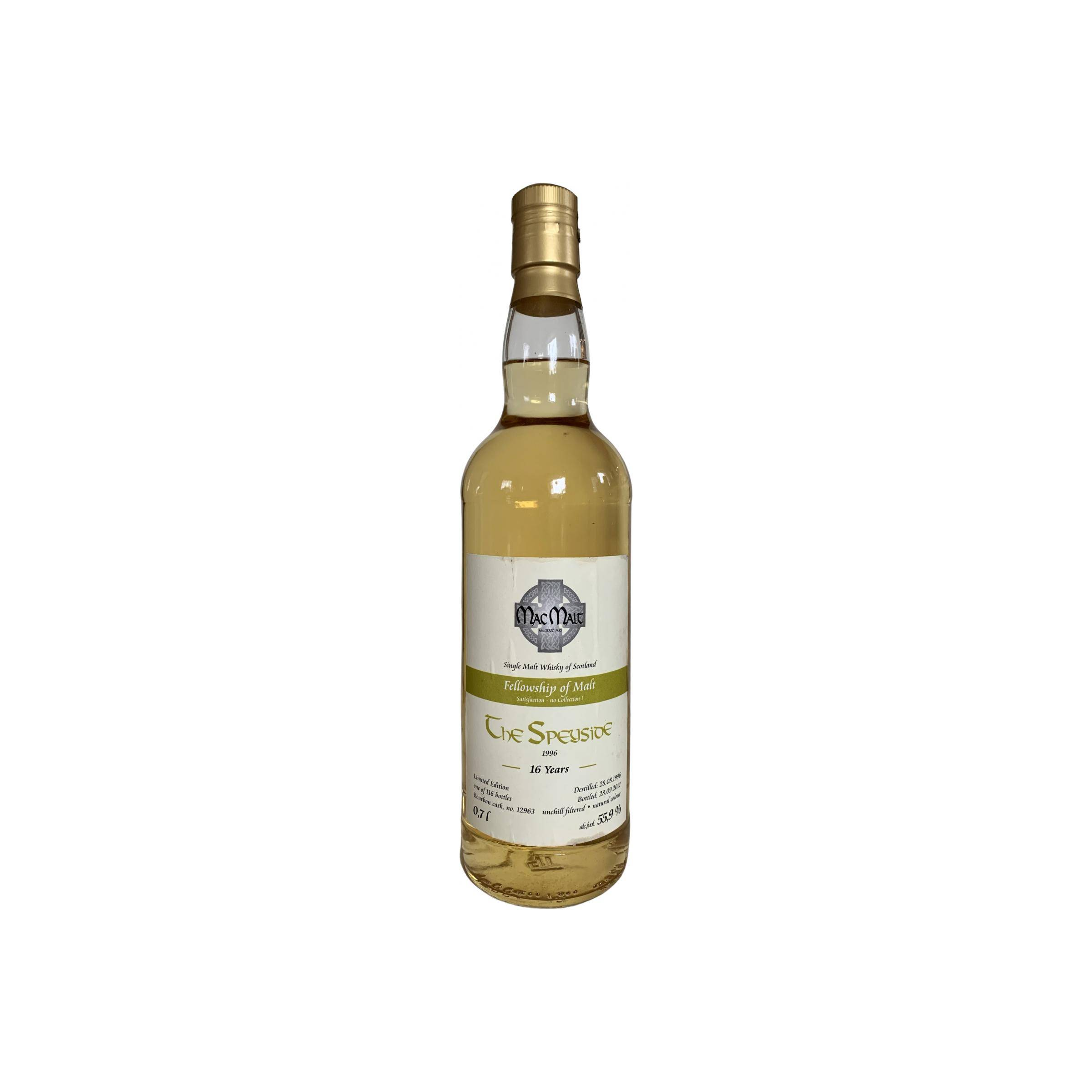Spey 1996 16 Years Single Malt Whisky