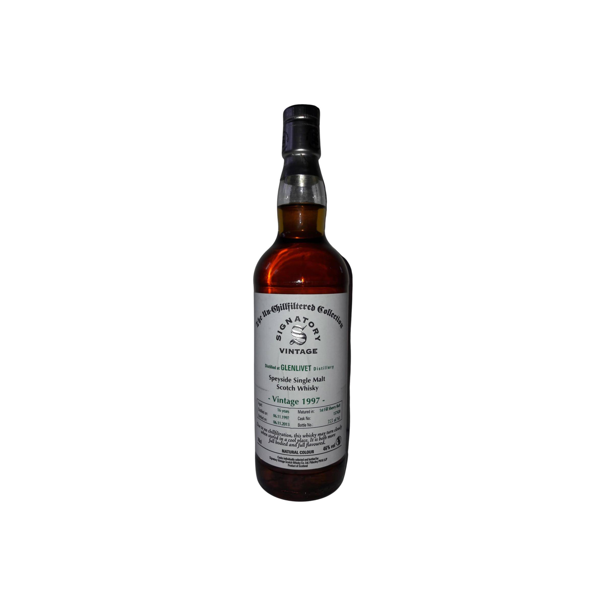 The Glenlivet The Un-Chillfiltered Collection 1997 16 Years Single Malt Whisky