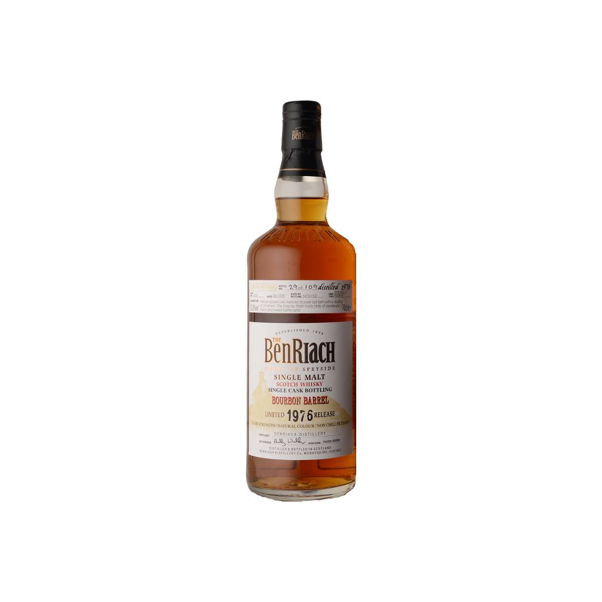BenRiach Individual Cask Bottling 1976 36 Years Single Malt Whisky