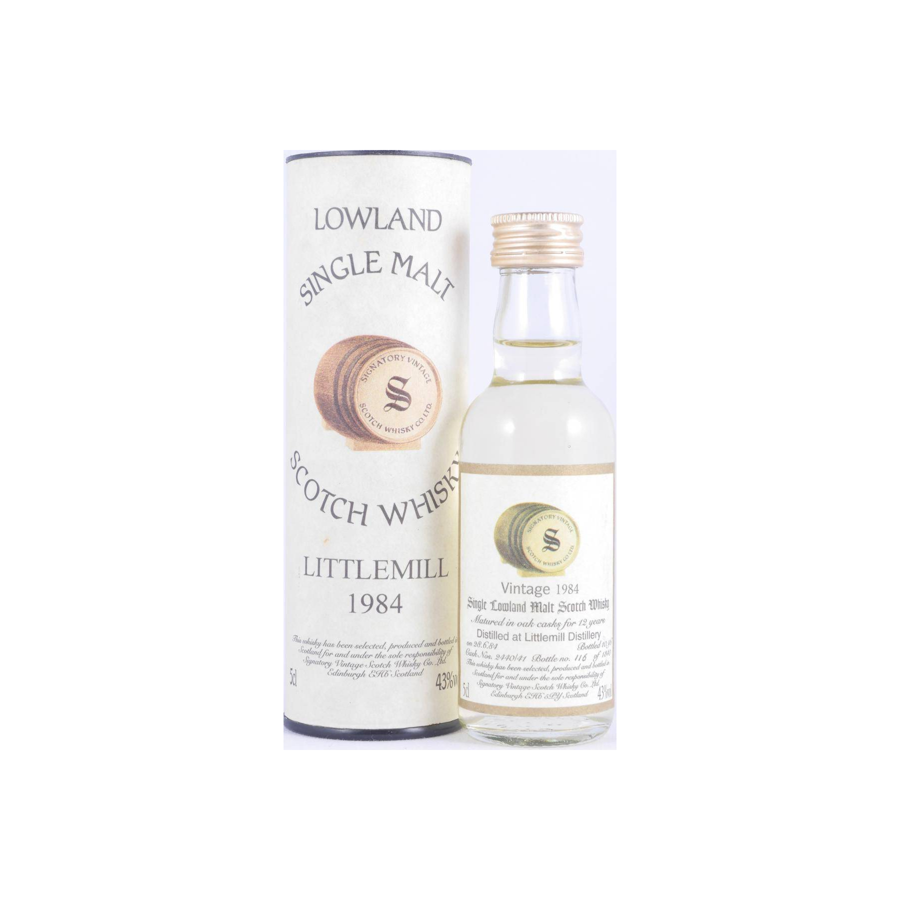 Littlemill 1984 12 Years Single Malt Whisky 3