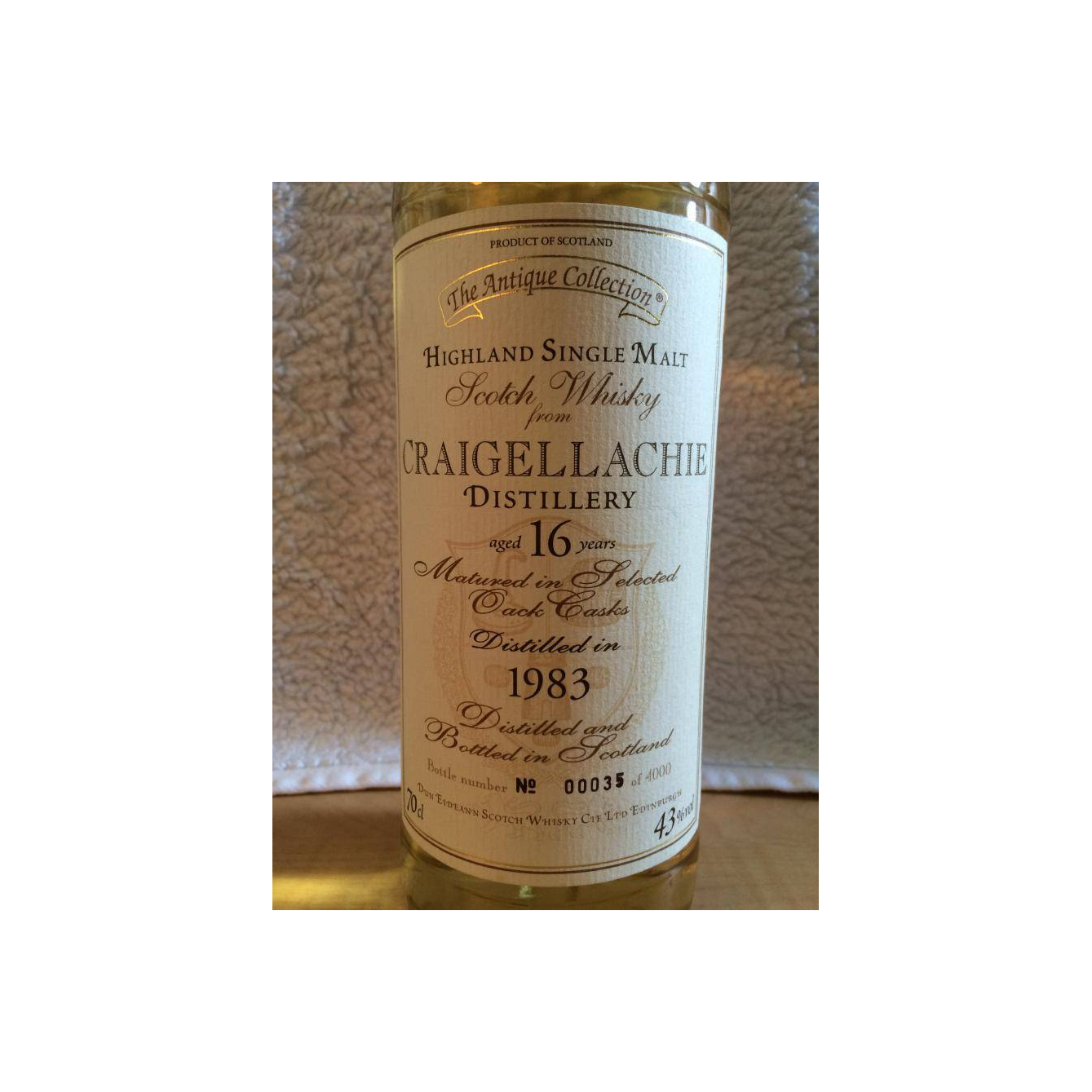 Craigellachie 1983 16 Years Single Malt Whisky 2