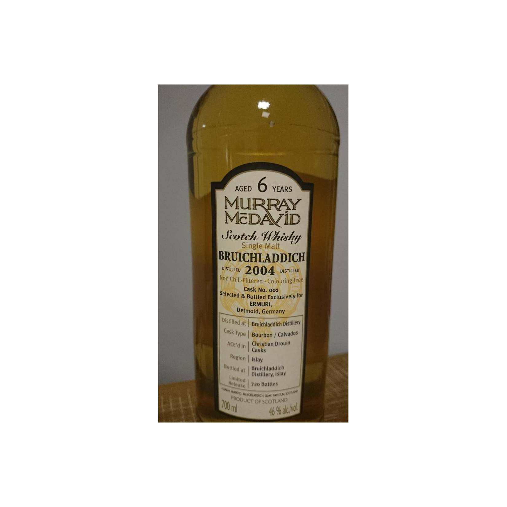 Bruichladdich 2004 6 Years Single Malt Whisky 3