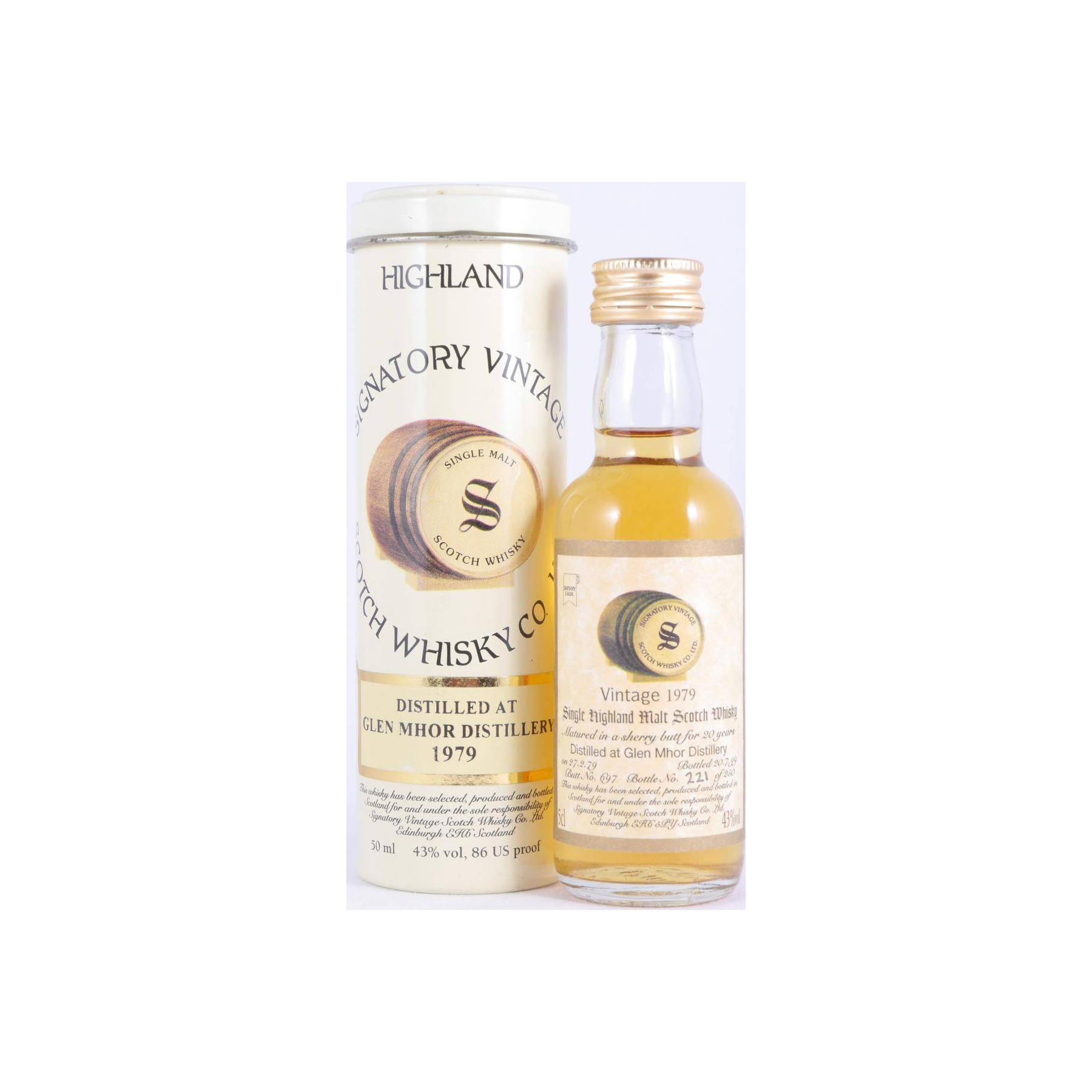 Glen Mhor 1979 20 Years Single Malt Whisky 3