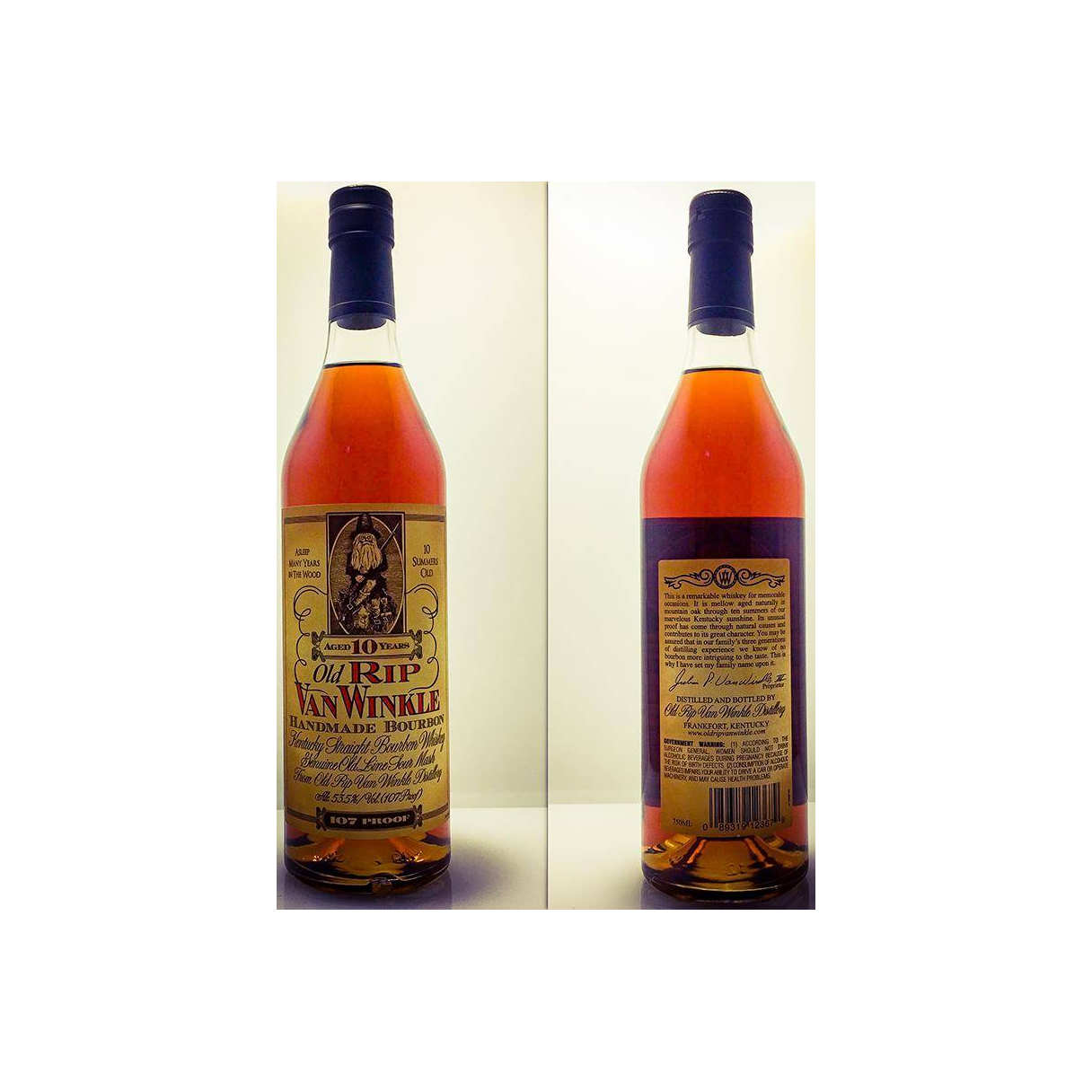 Pappy Van Winkle's 10 Years Bourbon Whisky 3