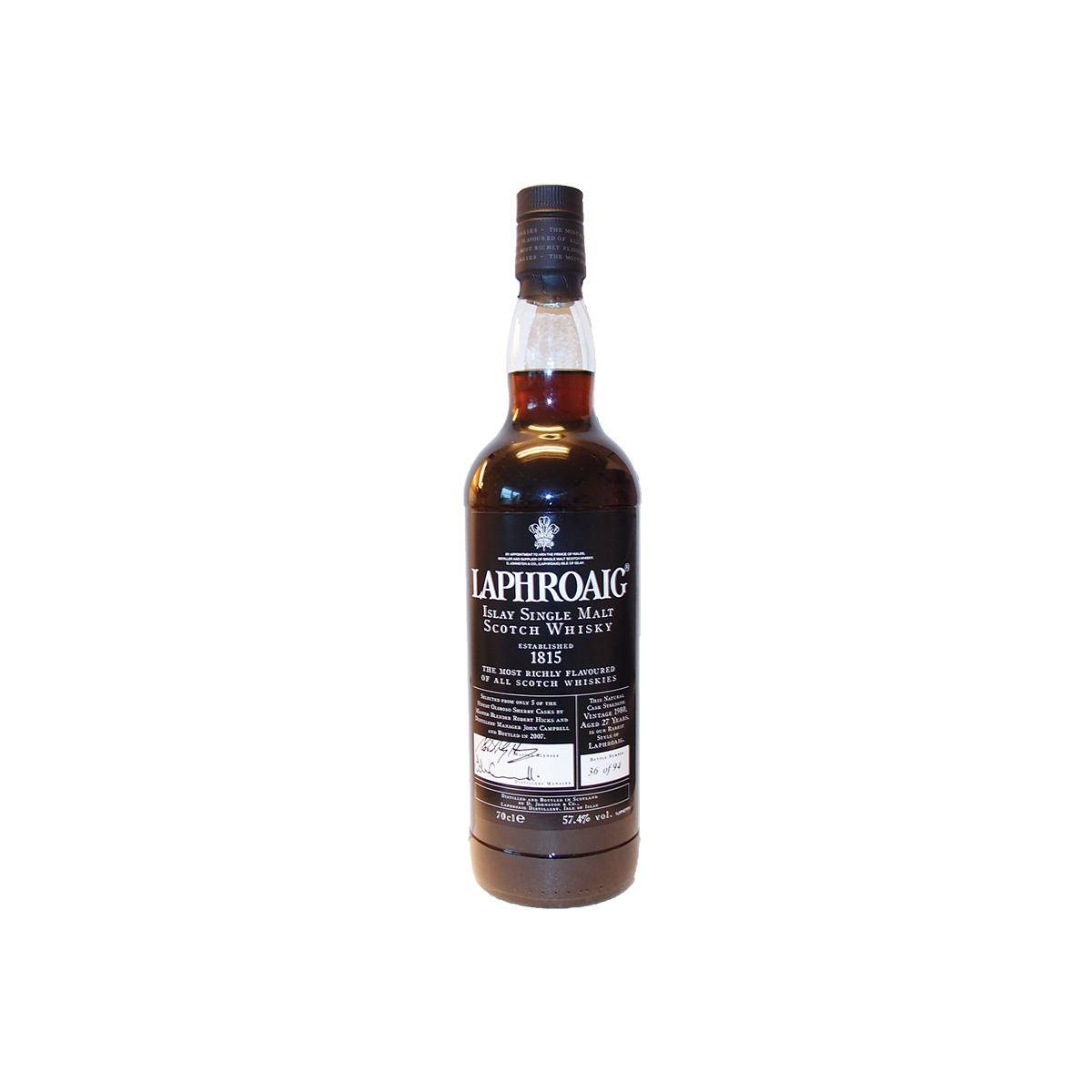 Laphroaig 1980 27 Years Single Malt Whisky
