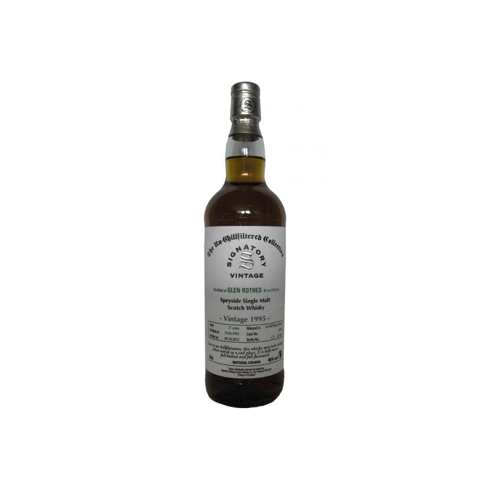 The Glenrothes The Un-Chillfiltered Collection 1995 17 Years Single Malt Whisky