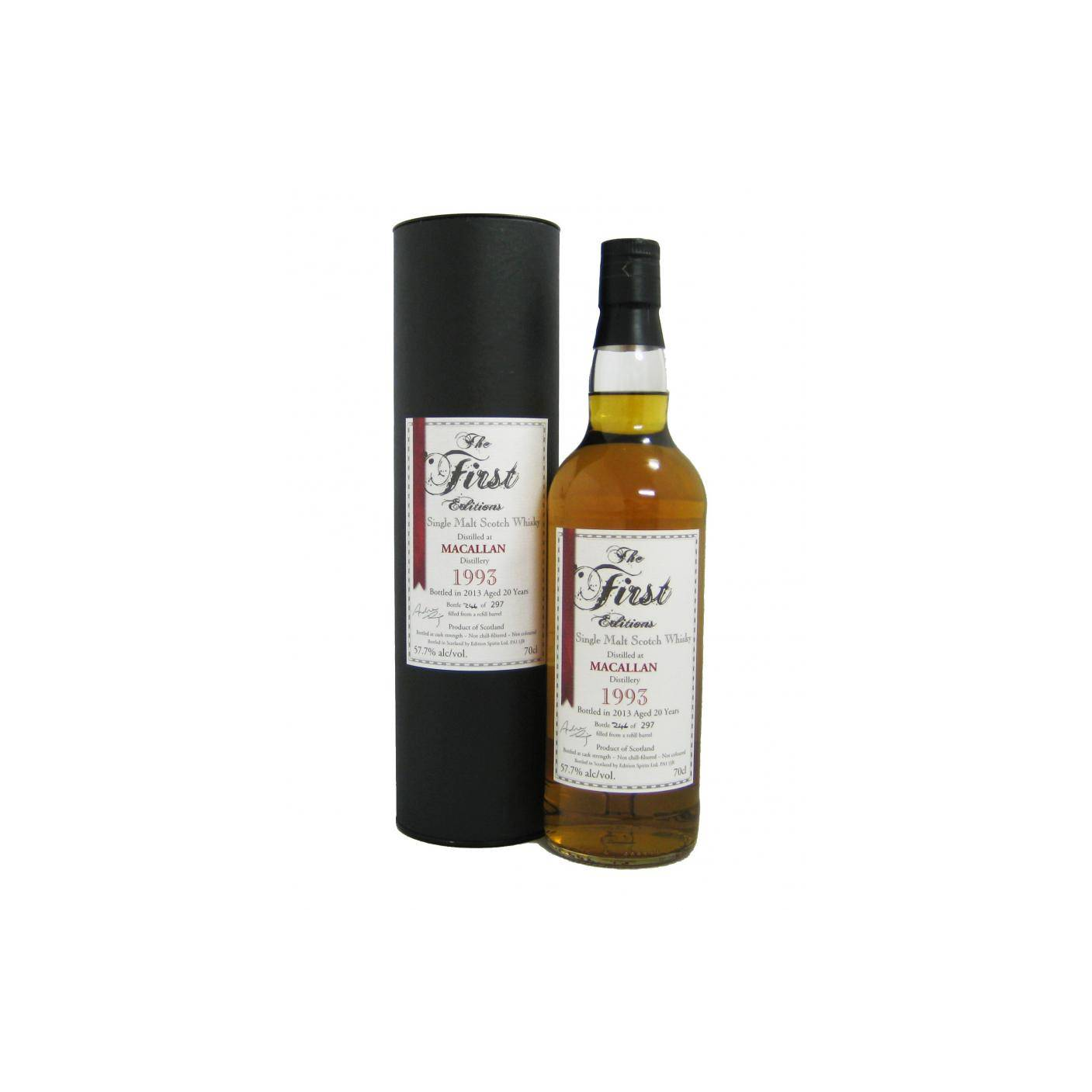 The Macallan The First Editions 1993 20 Years Single Malt Whisky 3