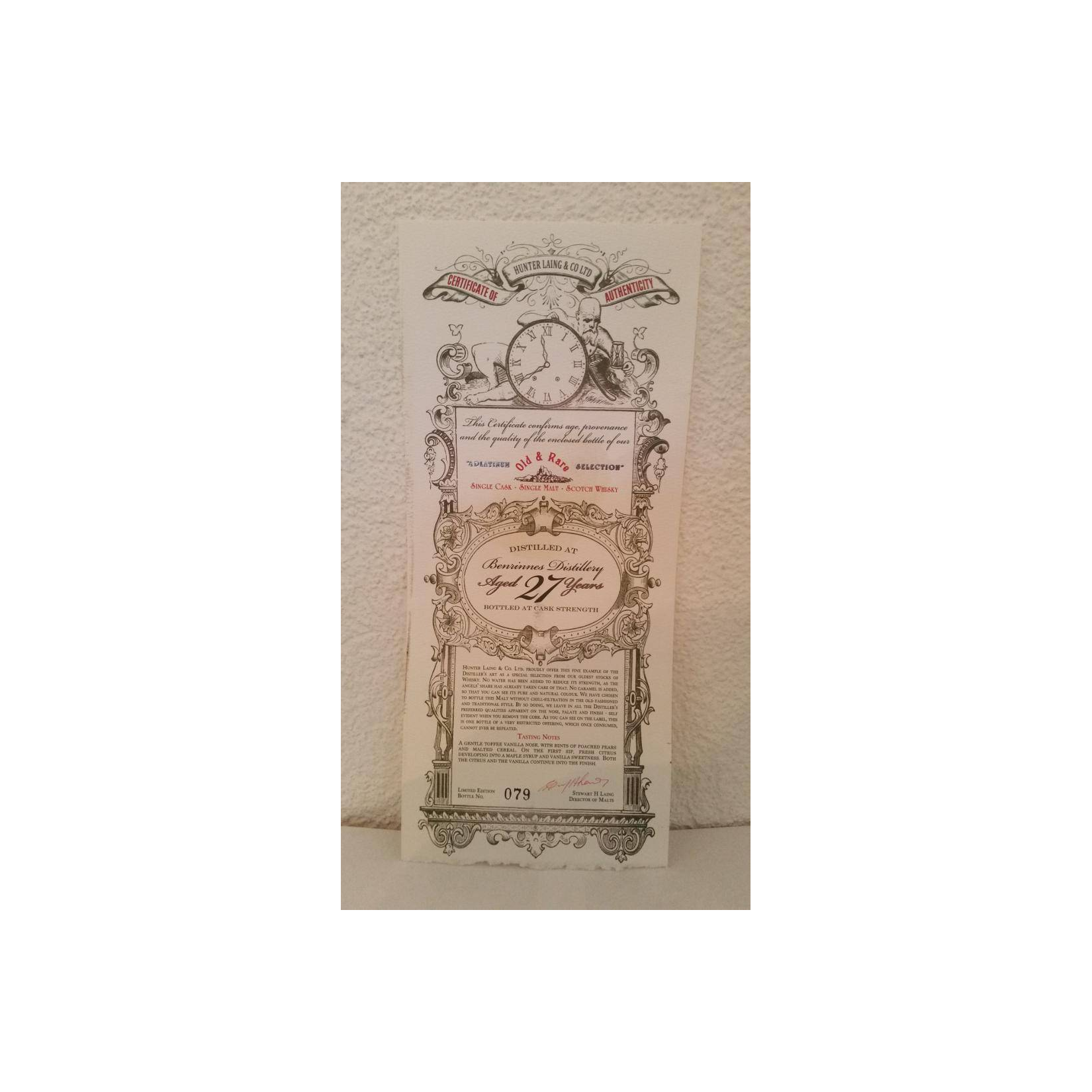 Benrinnes 1985 27 Years Single Malt Whisky 2
