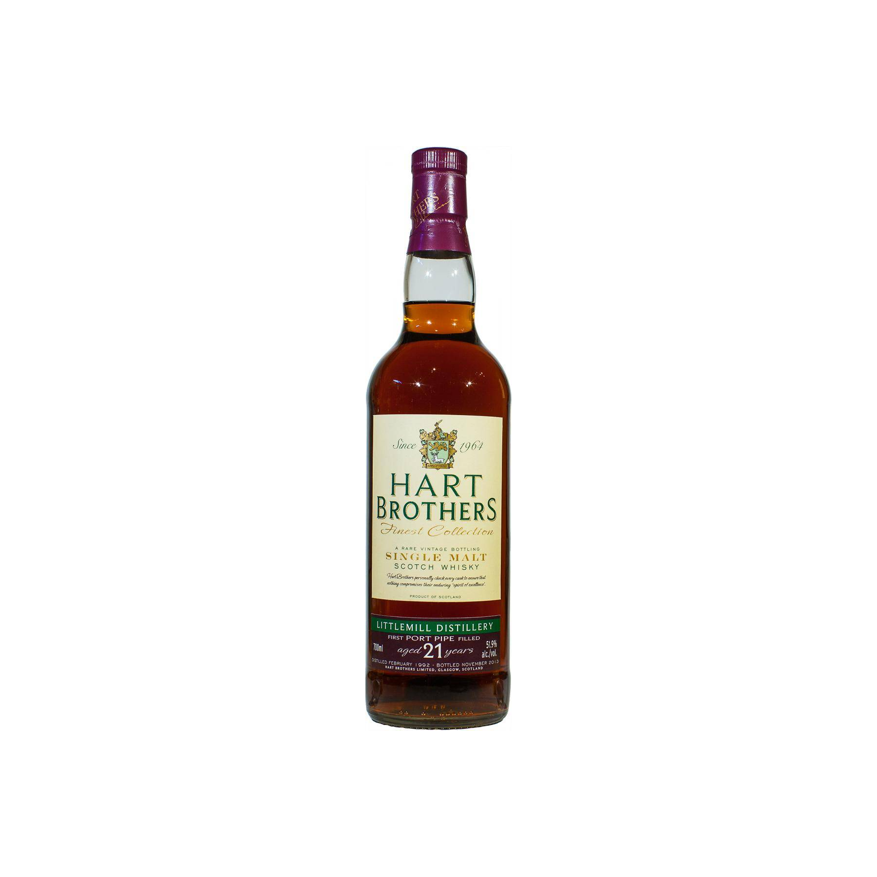 Littlemill Finest Collection 1992 21 Years Single Malt Whisky
