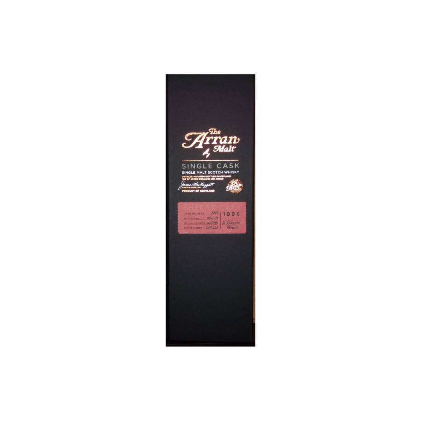 Arran Sherry Cask 1996 15 Years Single Malt Whisky 2