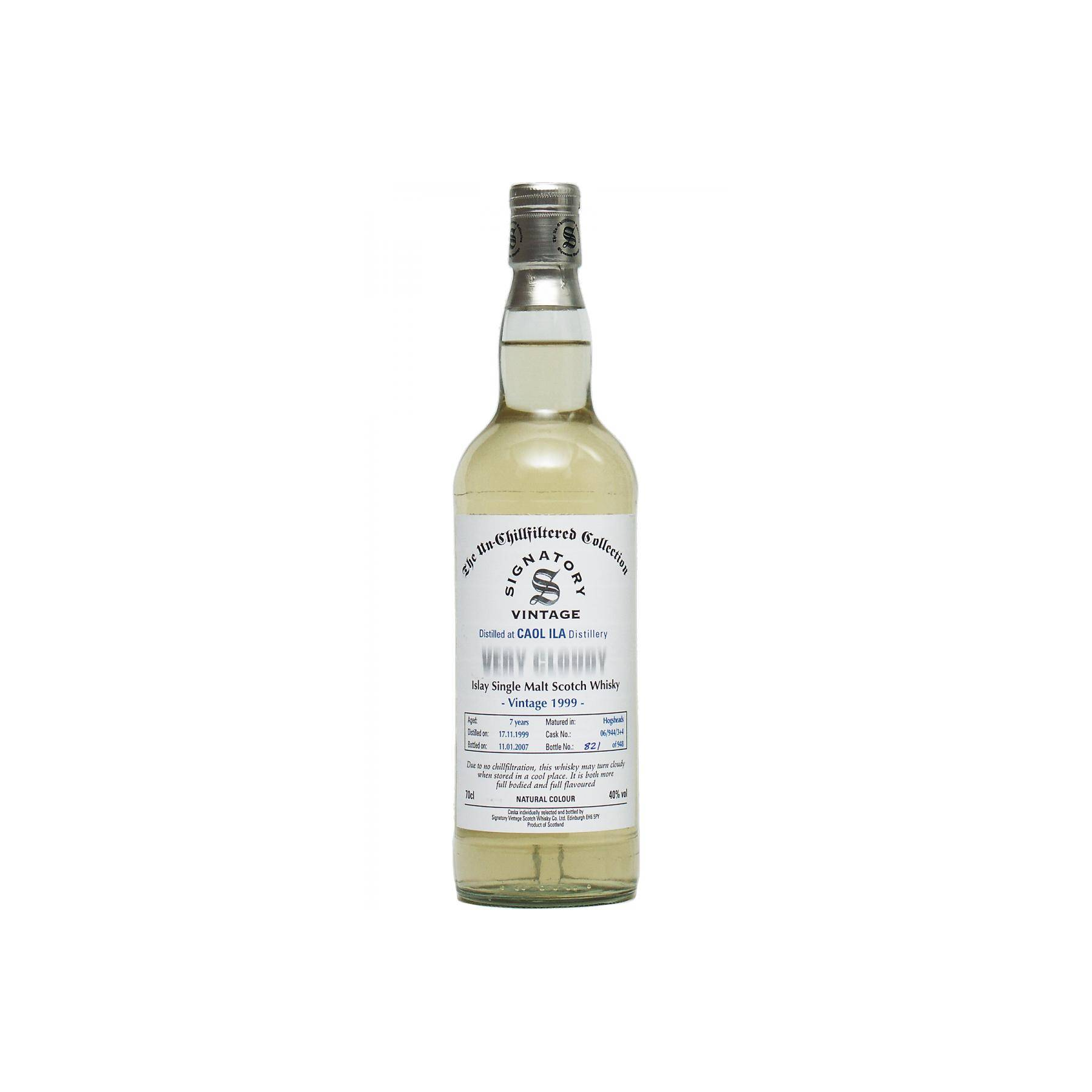 Caol Ila 1999 7 Years Single Malt Whisky