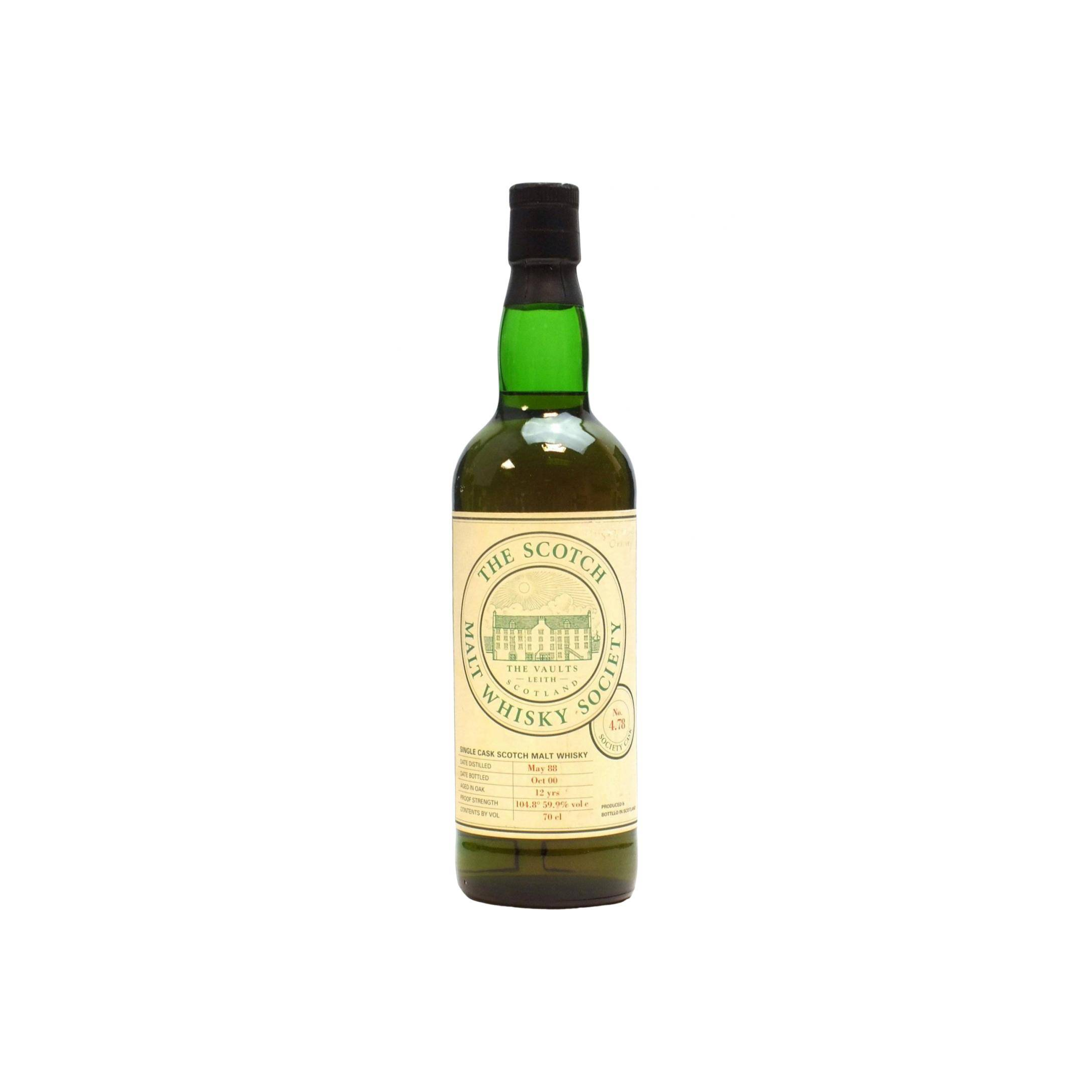 The Scotch Malt Whisky Society 1988 12 Years Single Malt Whisky